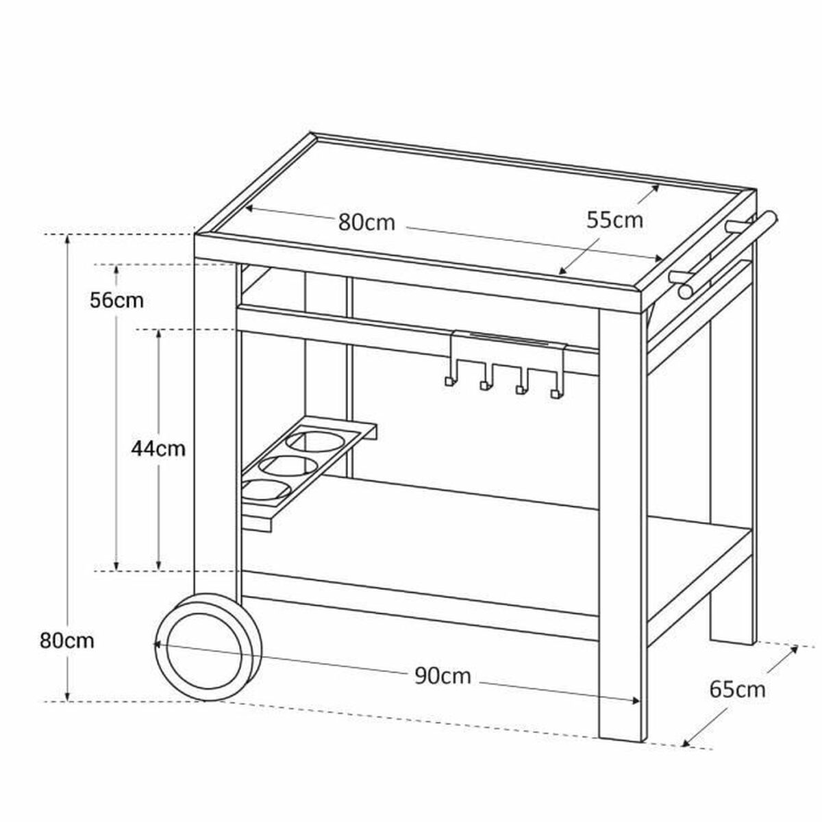 Vagn Cook'in Garden Media 80 Svart noir - 3