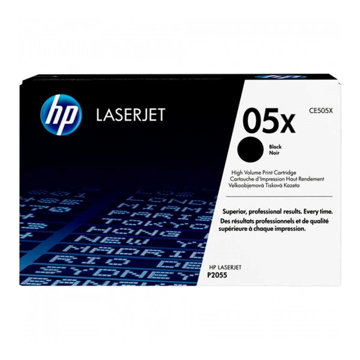 Toner HP CE505X Svart - 2