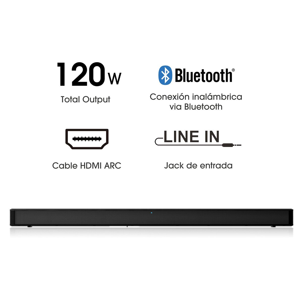 Soundbar Hisense HS205G Svart 120 W - 4