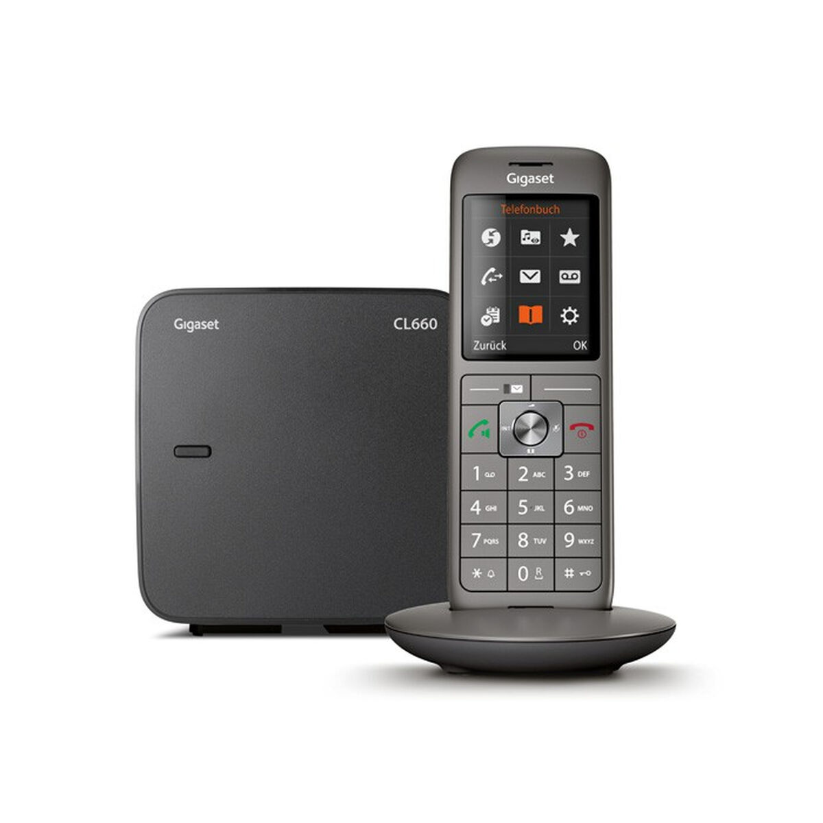 Trådlös Telefon Gigaset CL660A Duo Grå Antracitgrå - 3