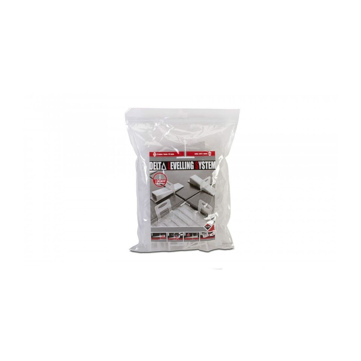 Nivåsystem Rubi Delta Level System 2852 2 mm 3-12 mm Fläns - 2