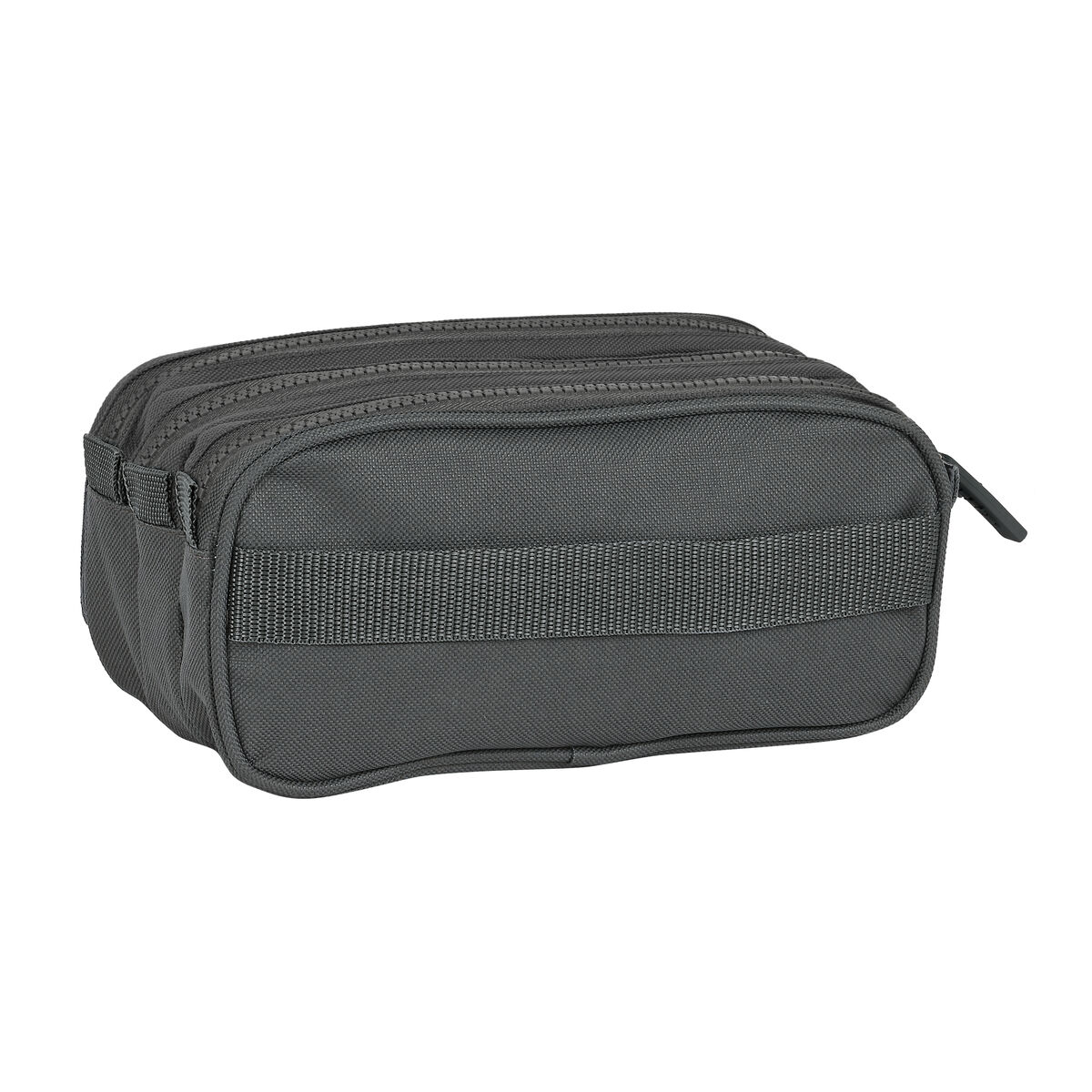 Tredubbel Carry-all Safta 21,5 x 10 x 8 cm Grå - 3