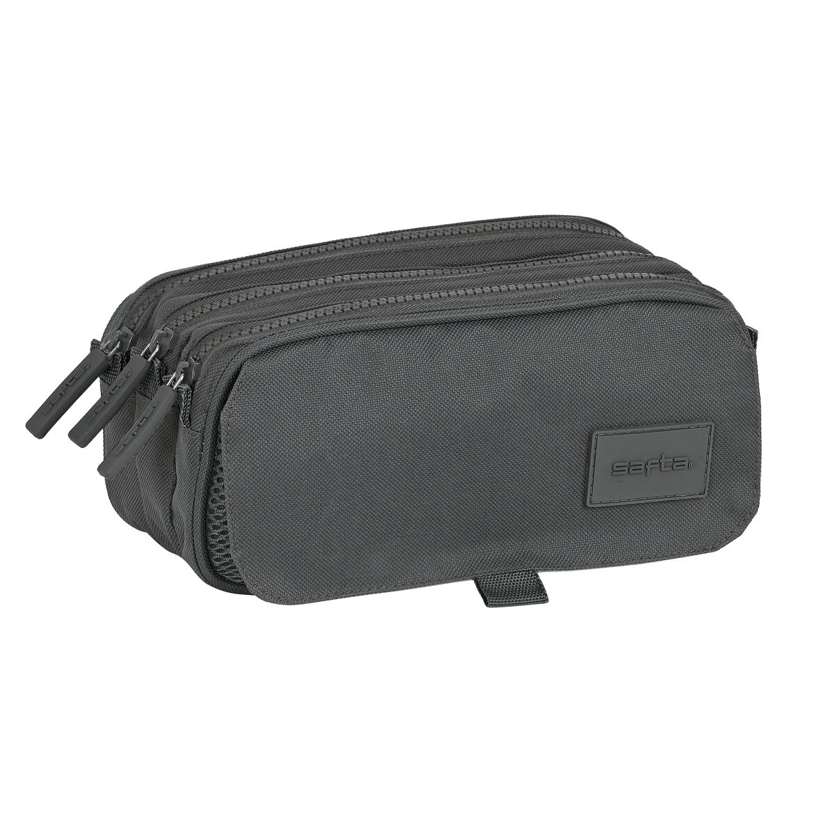 Tredubbel Carry-all Safta 21,5 x 10 x 8 cm Grå - 5