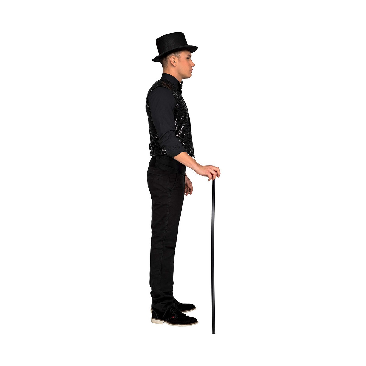 Maskeraddräkt vuxna My Other Me Showman Svart Väst M/L - 8
