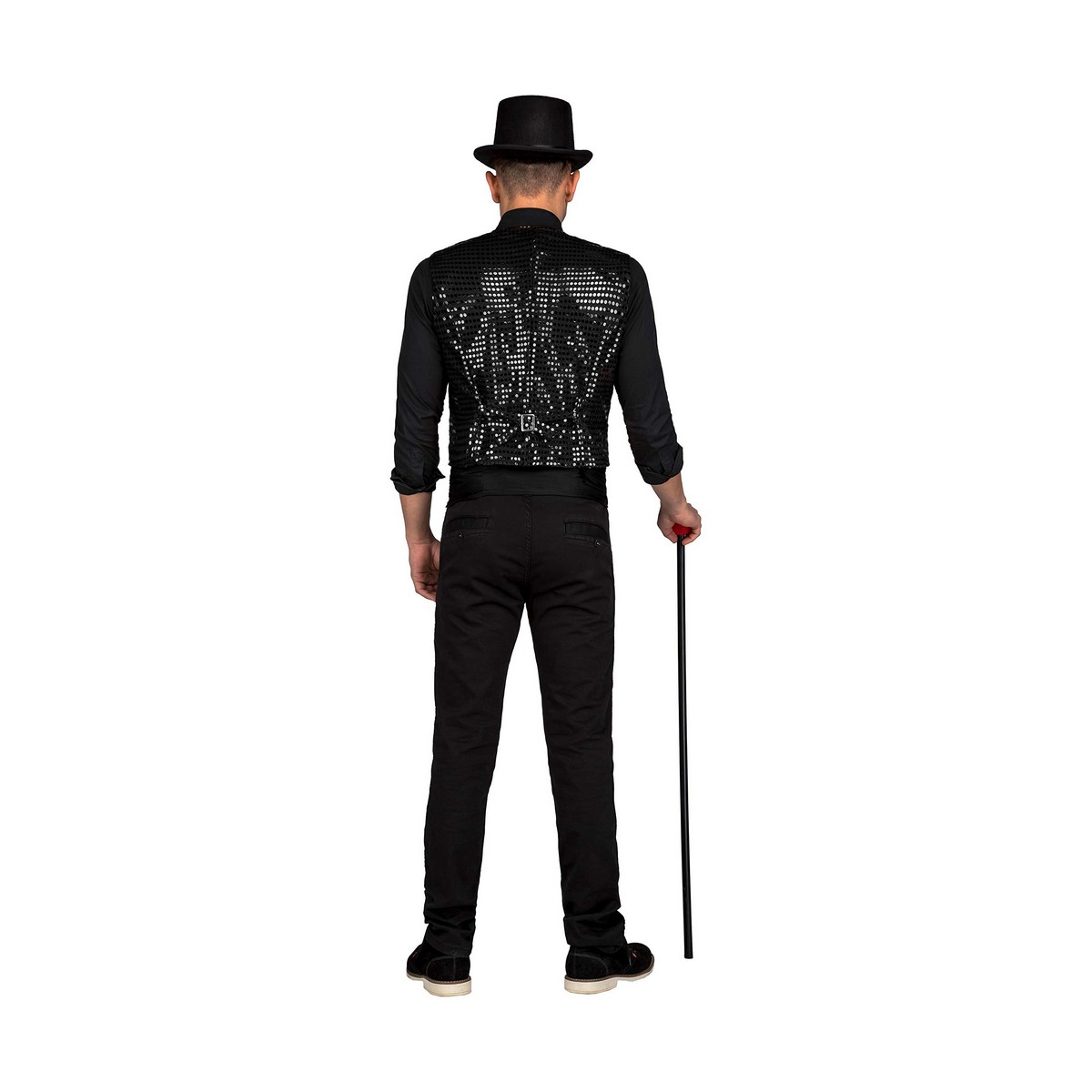 Maskeraddräkt vuxna My Other Me Showman Svart Väst M/L - 3