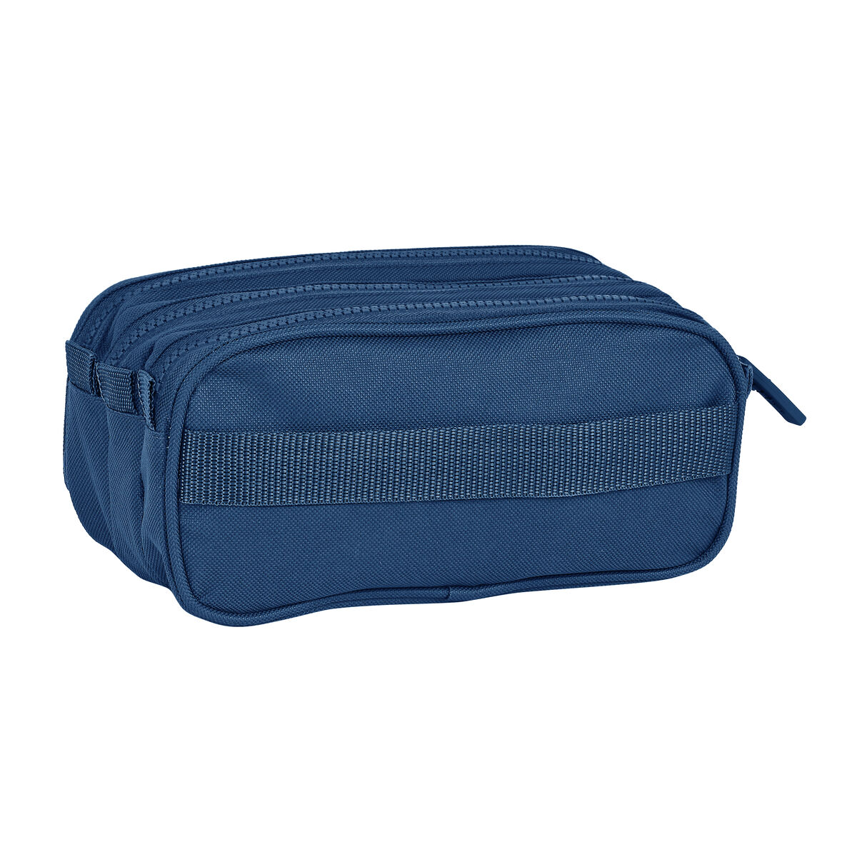Tredubbel Carry-all Safta 21,5 x 10 x 8 cm Marinblå - 8