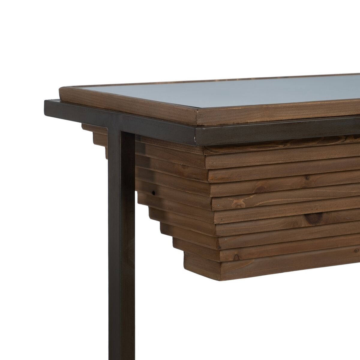 Mottagare Svart Naturell 134 x 32 x 83 cm - 7