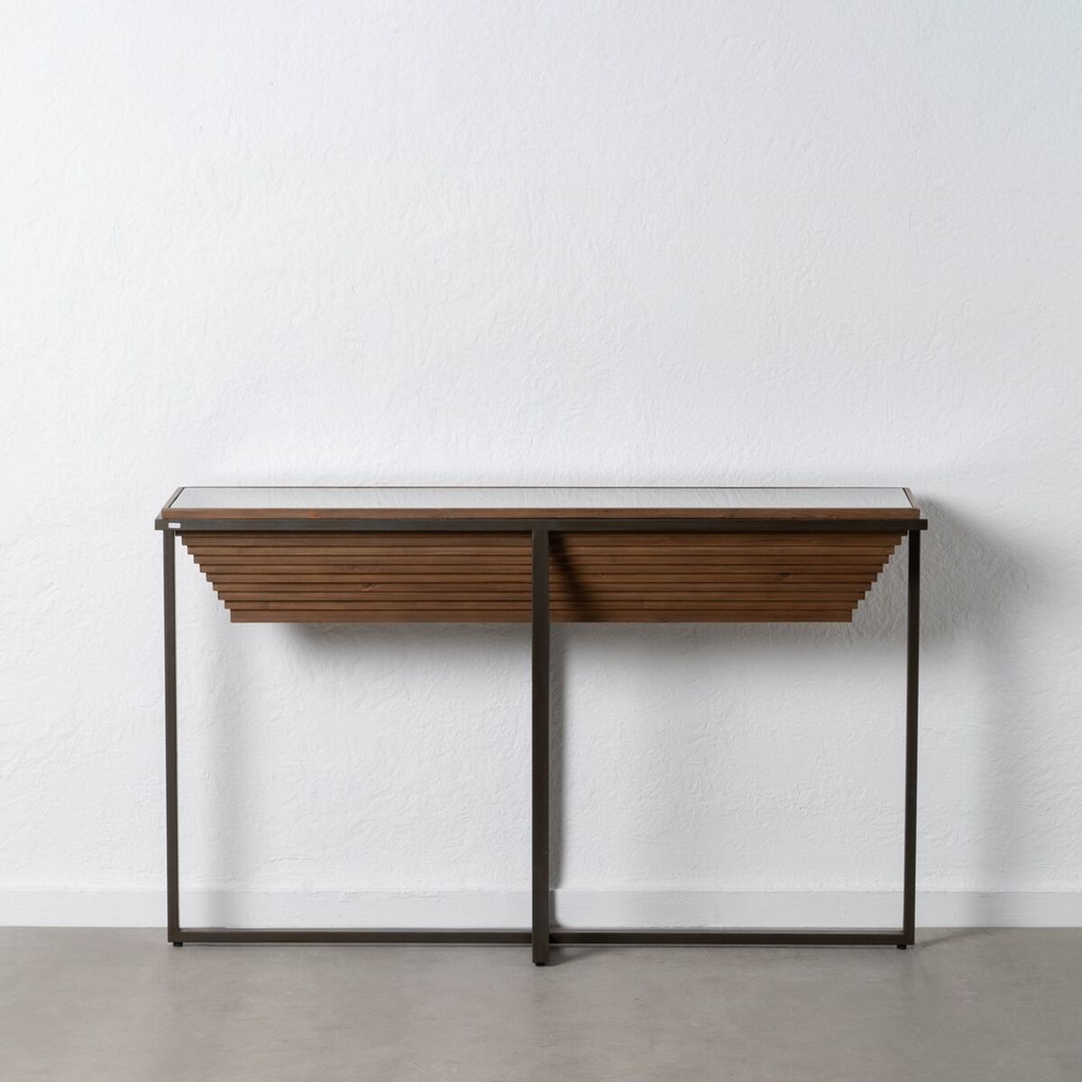Mottagare Svart Naturell 134 x 32 x 83 cm - 8
