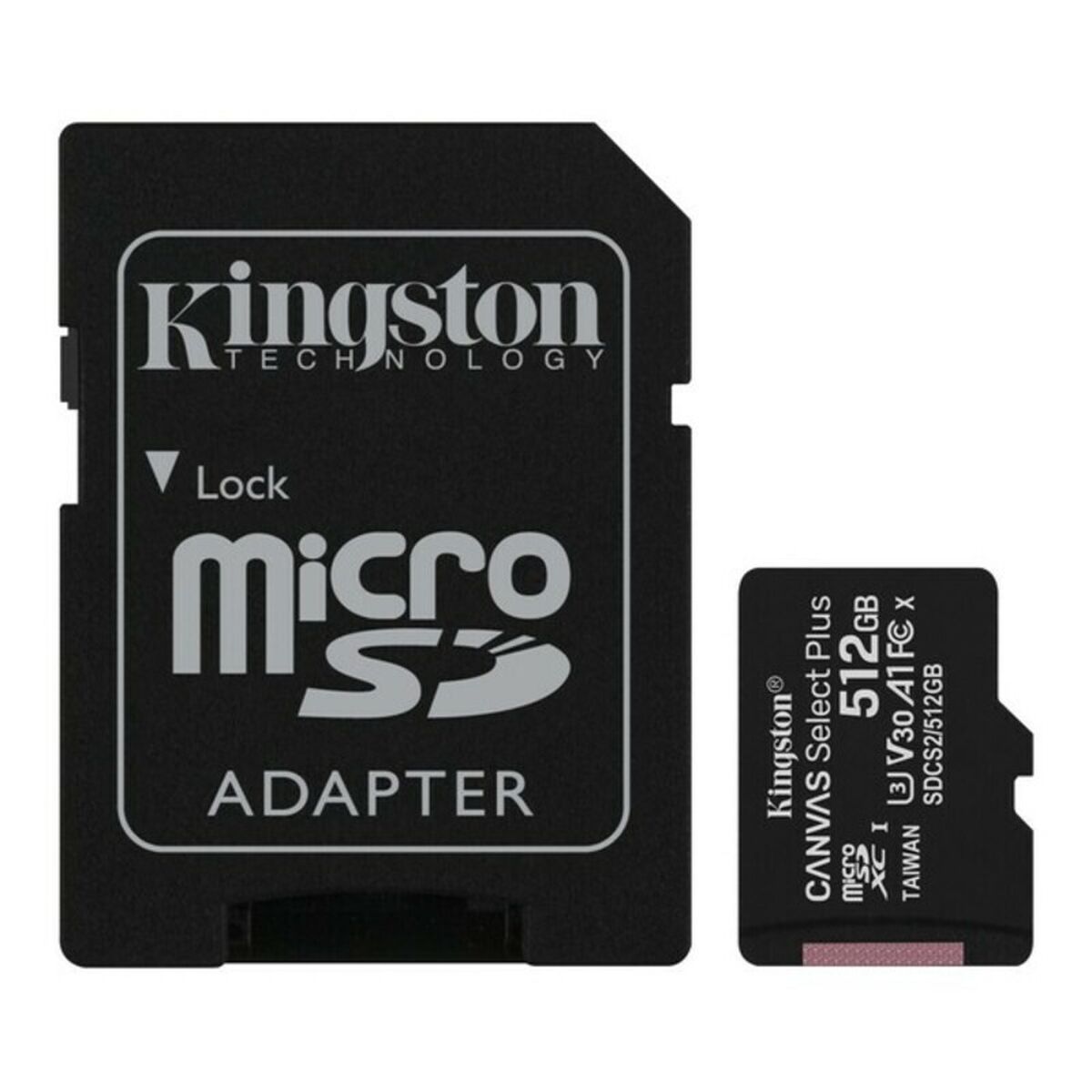 Micro-SD Minneskort med Adapter Kingston SDCS2 100 MB/s - 5