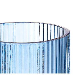 Glas Vivalto Blå Glas Ränder 270 ml (6 antal)