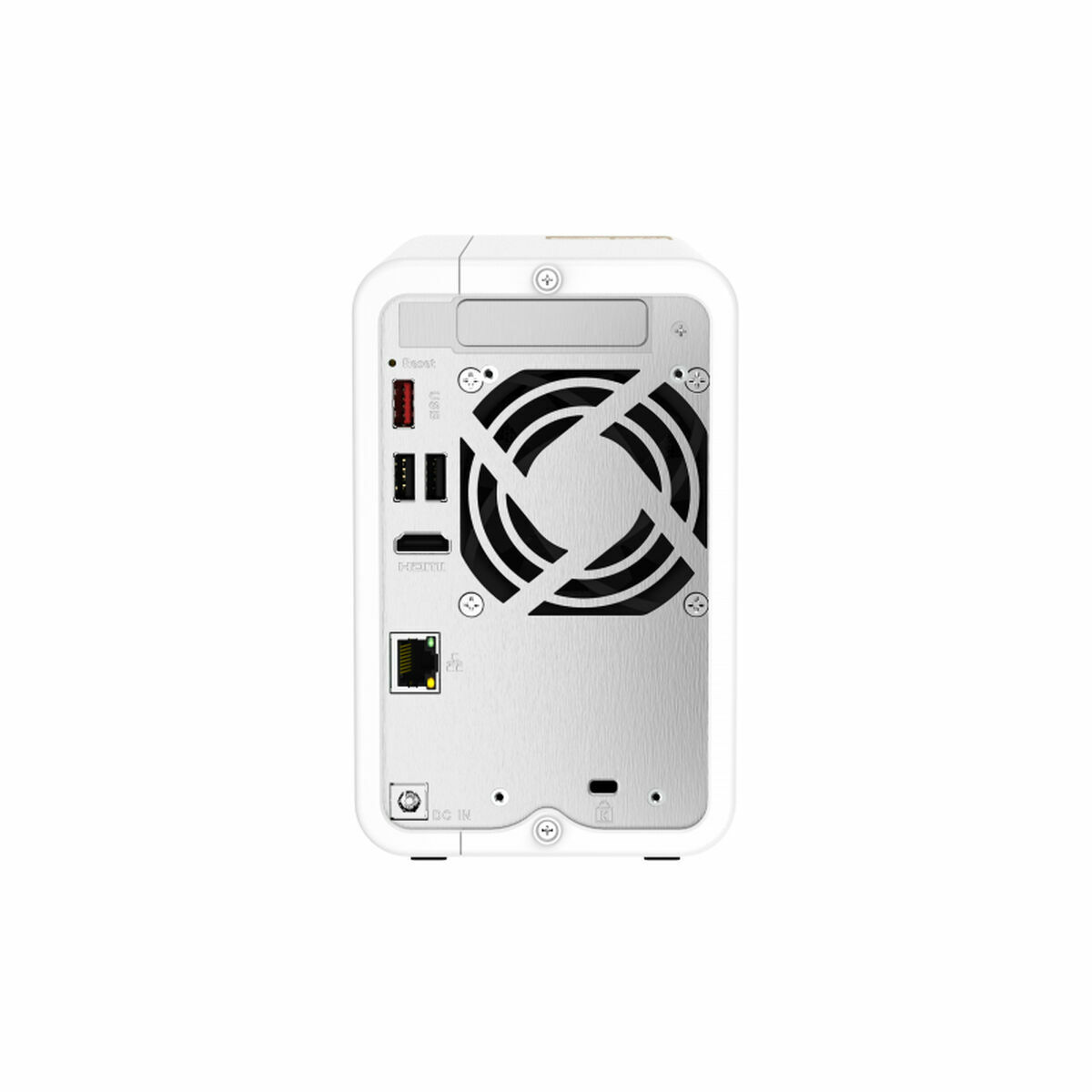 Nätlagringsenhet NAS Qnap TS-262 Vit Gyllene Intel Celeron - 4
