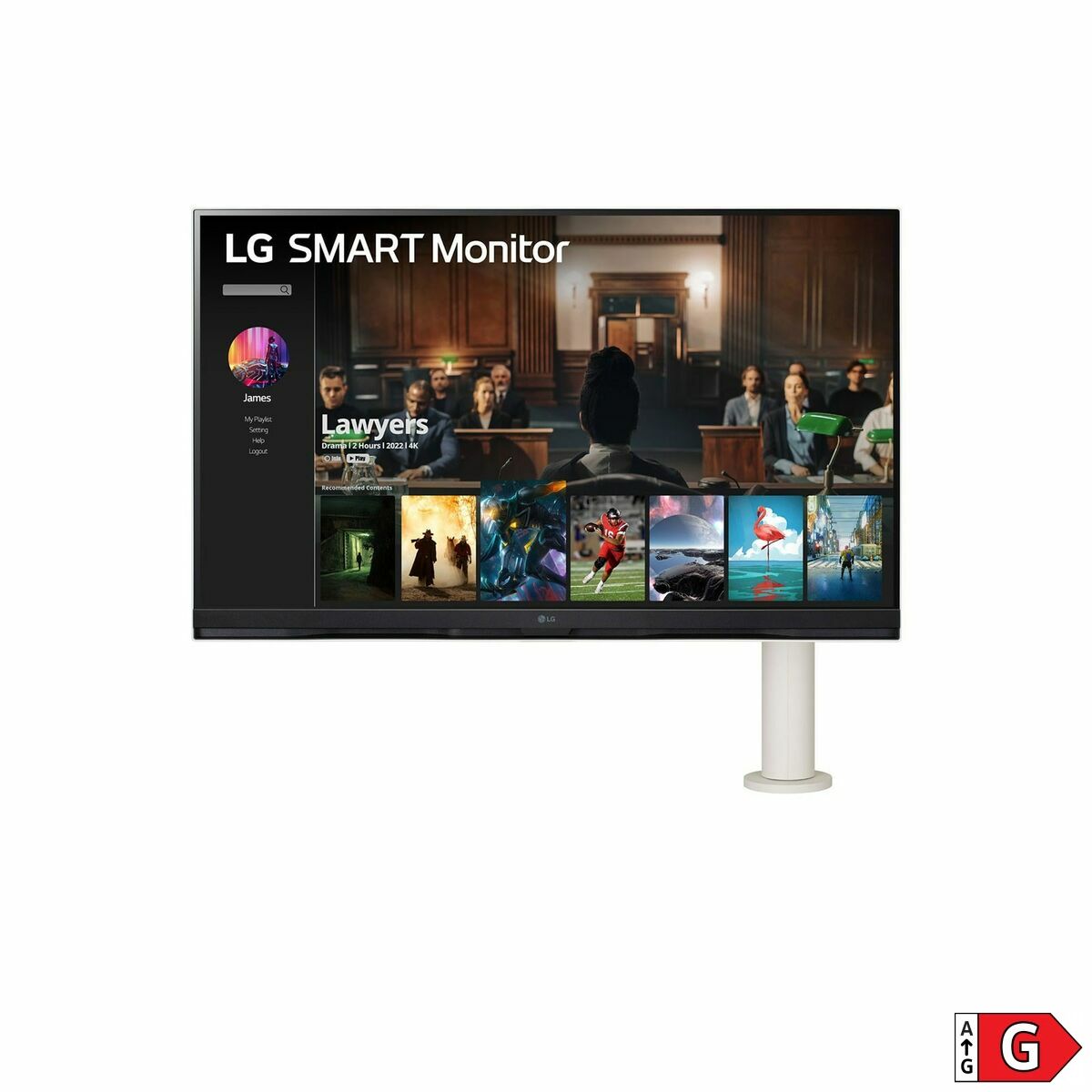 Monitor LG 32SQ780S-W 32" VA 50-60  Hz - 11
