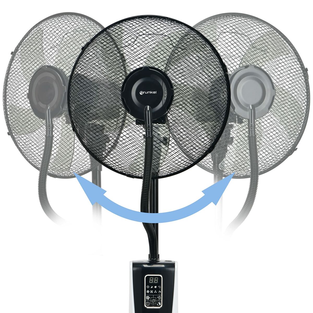 Nebulisator piedestal fläkt Grunkel FAN-G16 NEBUPRO Svart - 3