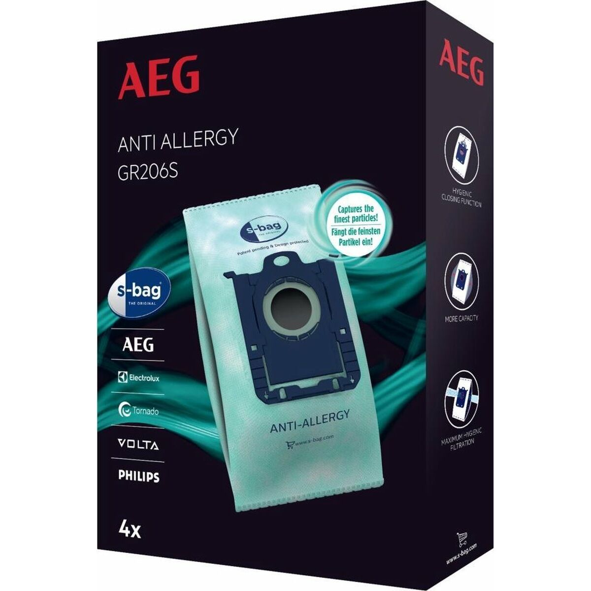 Dammsugarpåse Aeg GR206S 4 uds - 4
