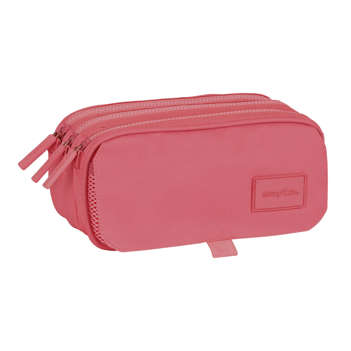 Tredubbel Carry-all Safta Marsala 21,5 x 10 x 8 cm Rödbrun - 5