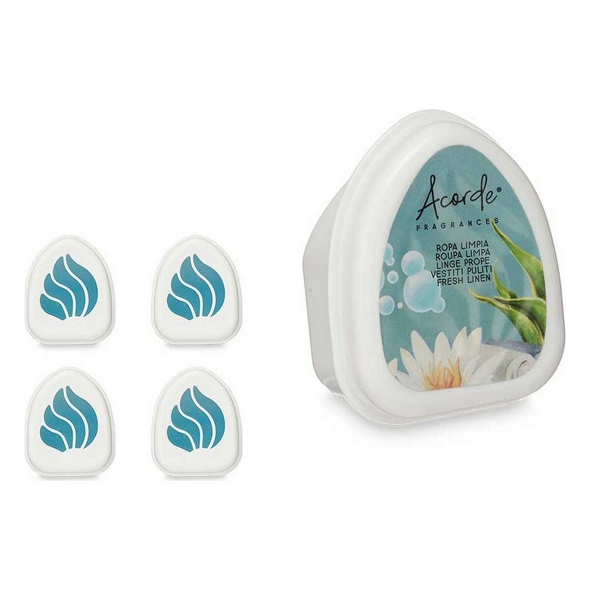 Set med luftfräschare Acorde Rena kläder 50 g (12 antal) - 4