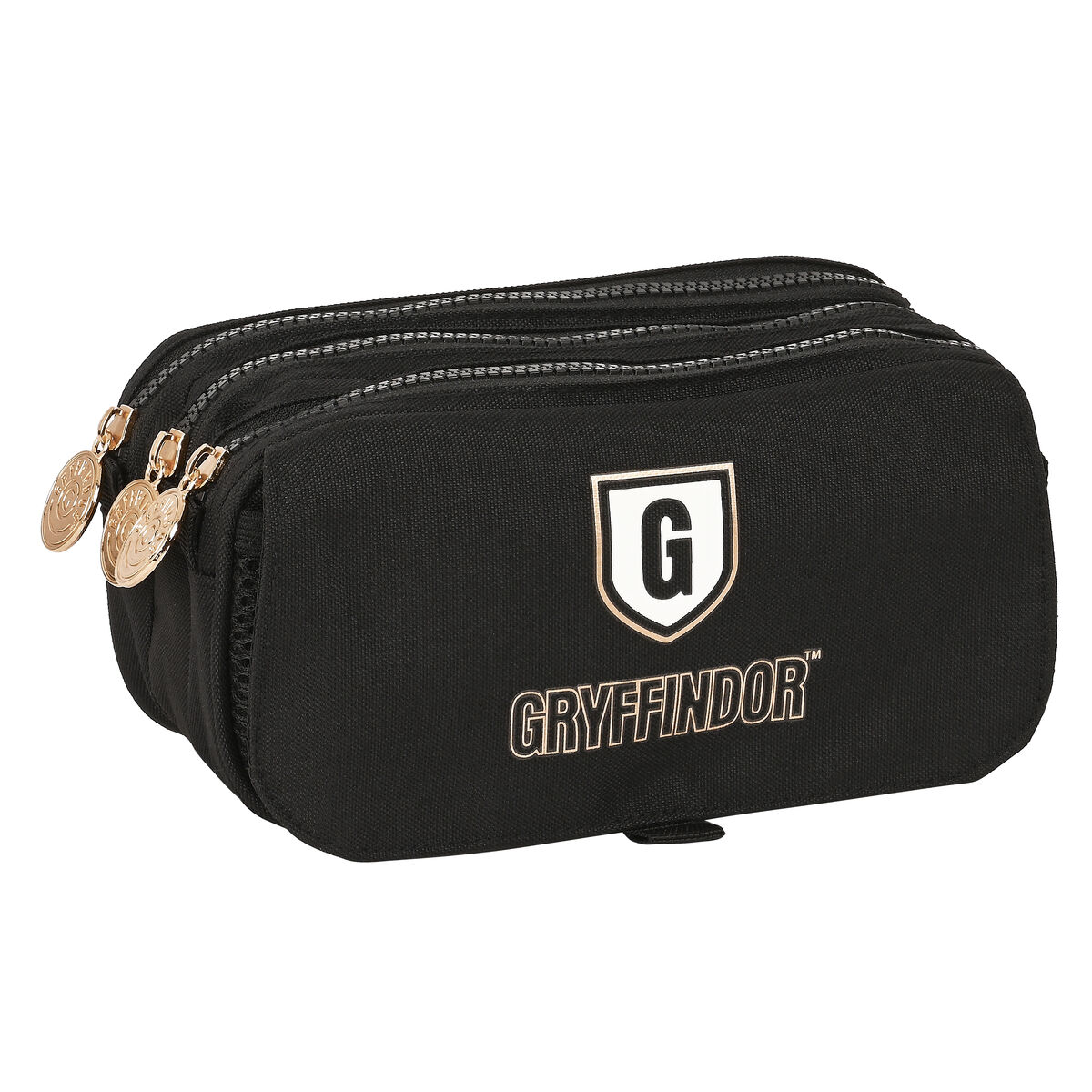 Tredubbel Carry-all Harry Potter Bravery 21,5 x 10 x 8 cm Svart - 5