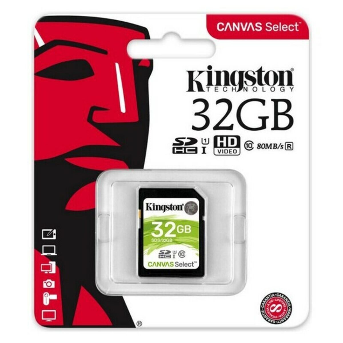 SD Minneskort Kingston SDS2 100 MB/s exFAT - 5