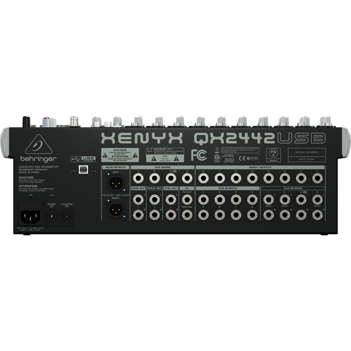 Mixerbord Behringer QX2442USB