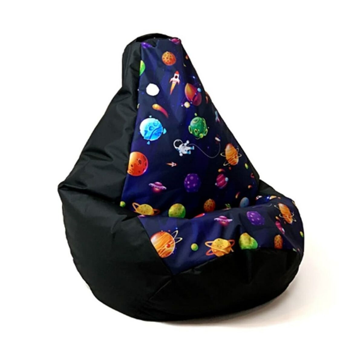 Puff GO GIFT Svart 105 x 80 cm Päron