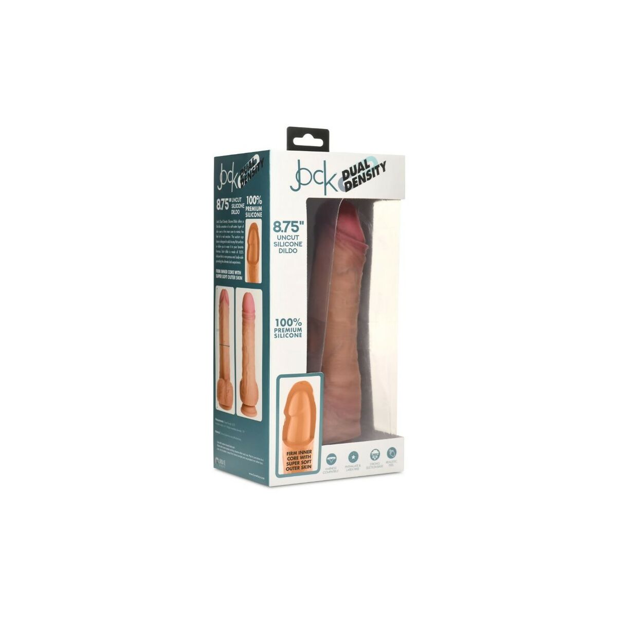 Realistisk dildo XR 22,2 cm - 3