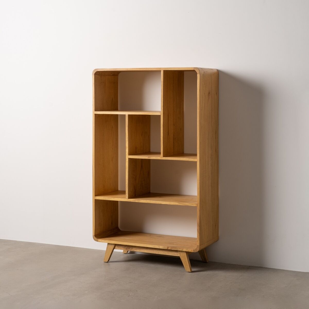 Bokhylla Beige Trä 90 x 40 x 150 cm - 2