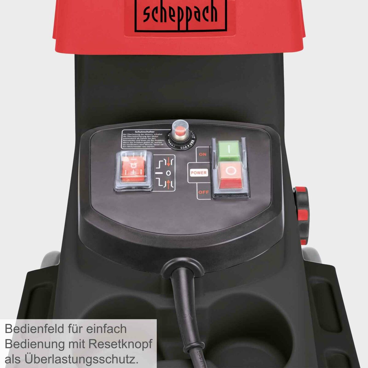 Trädgårdsflisare Scheppach GS60 2800 W 60 L - 6