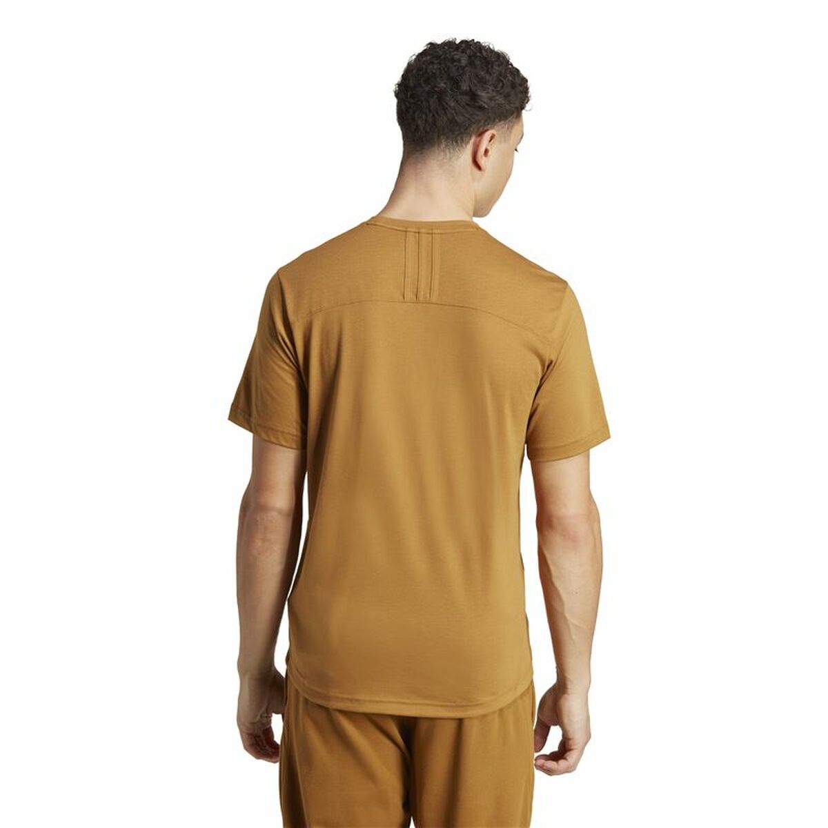 T-shirt med kortärm Herr Adidas Yoga Base Brun - 4