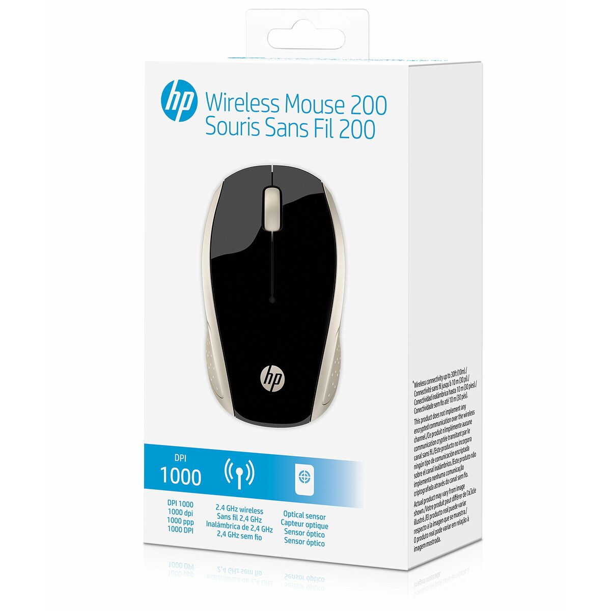 Trådlös Mus HP 200 (Silk Gold) Gyllene - 6
