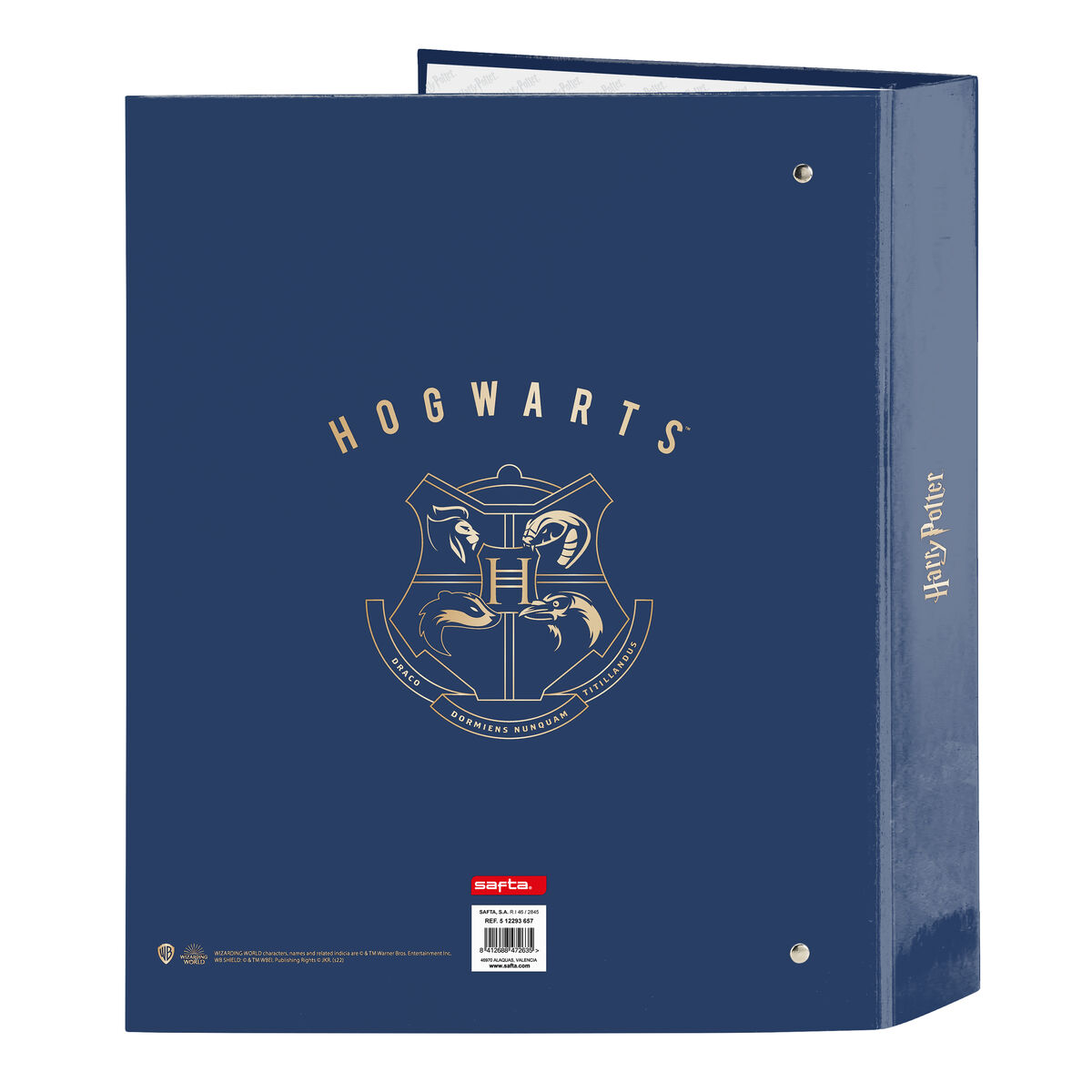 Ringpärm Harry Potter Magical Brun Marinblå A4 27 x 33 x 6 cm - 4