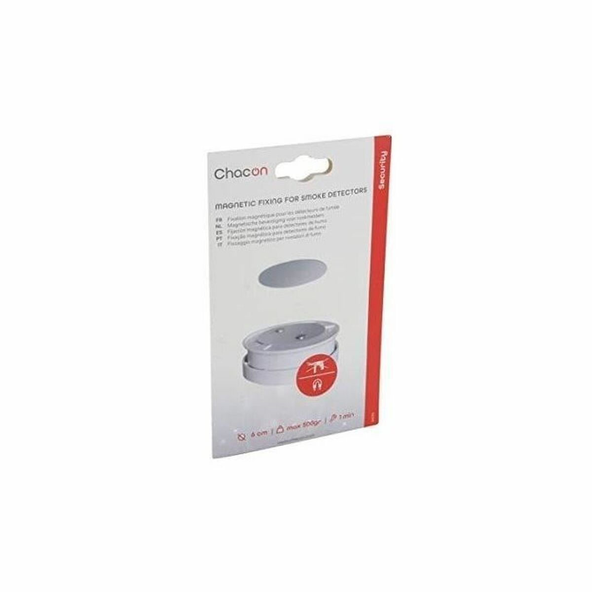 Magnetic holder for smoke detector Chacon - 2