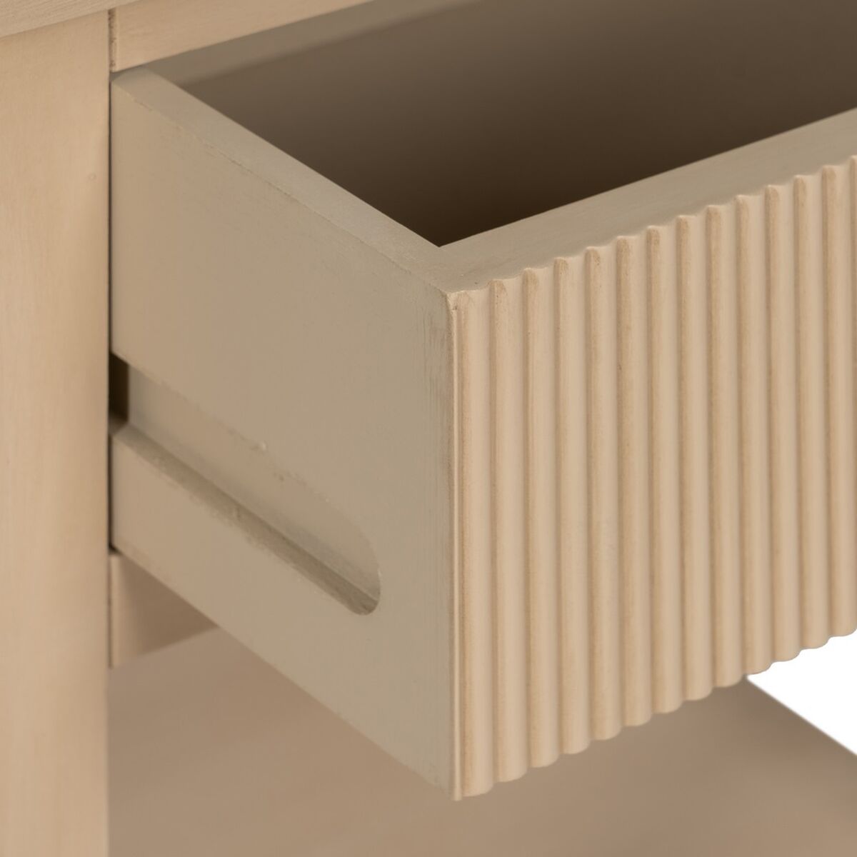 Konsol Naturell furuträ Trä MDF 90 x 30 x 81 cm - 5