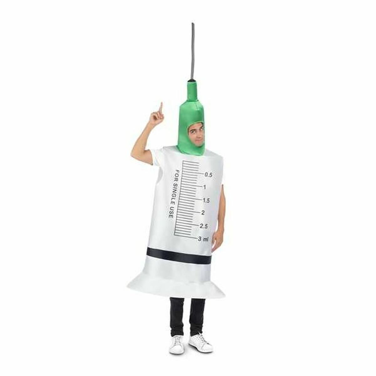 Maskeraddräkt vuxna My Other Me Syringe Vit One size