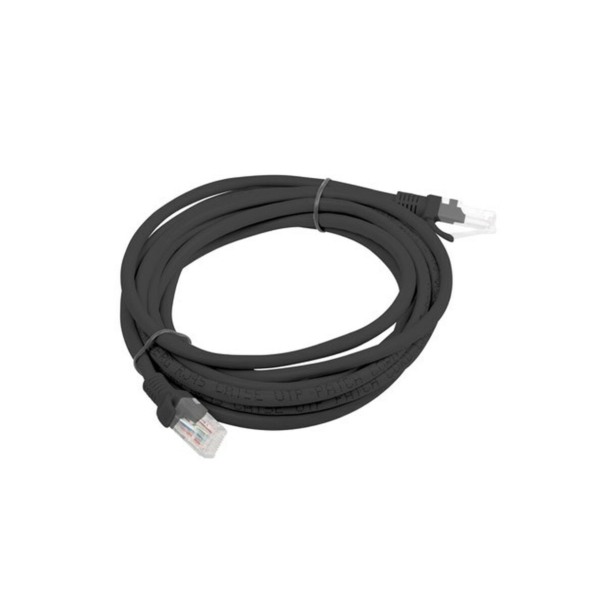 Nätkabel UTP Styv Kategori 6 Lanberg PCU6-20CC-0300-BK Svart 3 m - 2