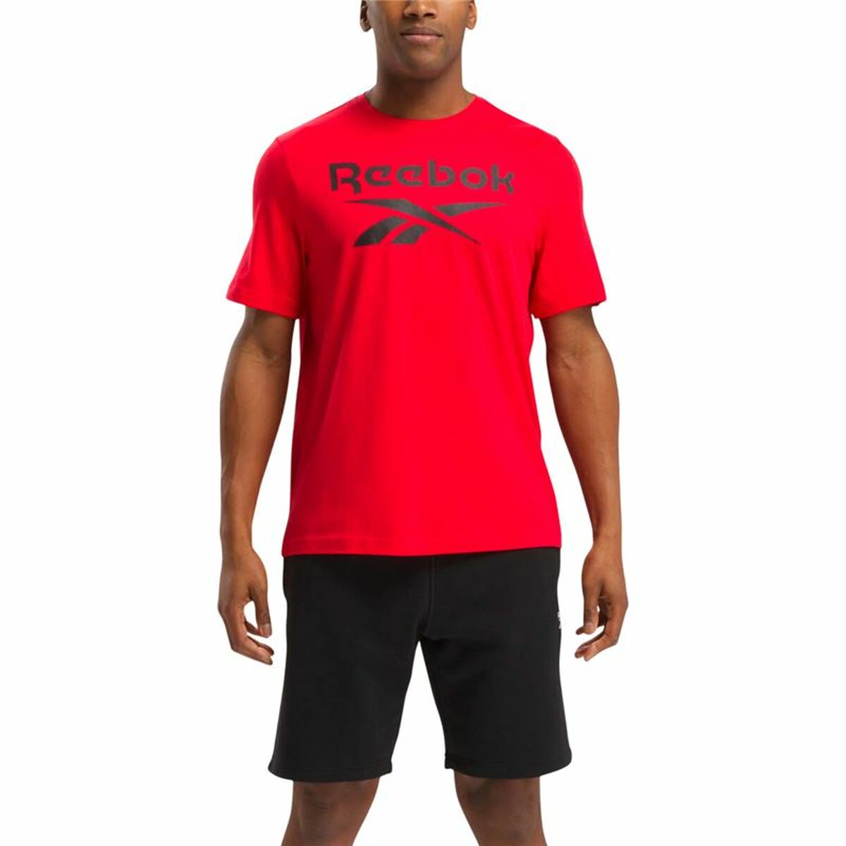 T-shirt med kortärm Herr Reebok Reebok Identity Big Röd - 3