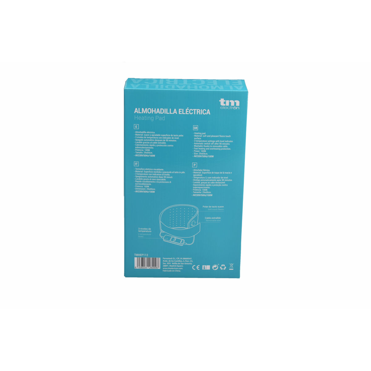Värmekudde TM Electron 100W (29 x 69 cm) - 14