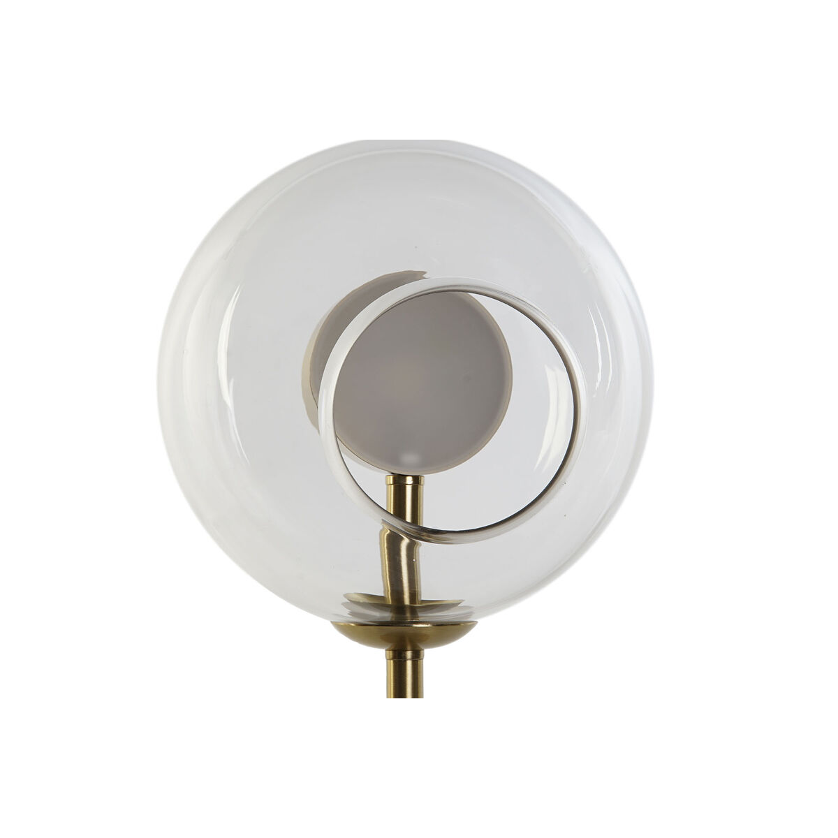 Vägglampa DKD Home Decor Glas Gyllene Metall Modern 20 x 25 x 20 cm - 2