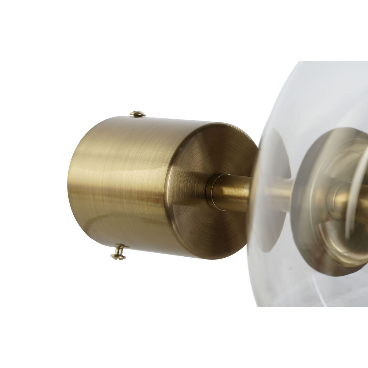 Vägglampa DKD Home Decor Glas Gyllene Metall Modern 20 x 25 x 20 cm - 3