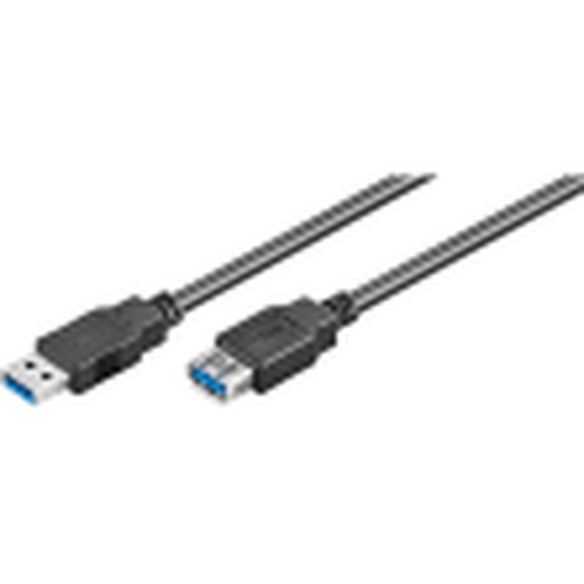 USB-kabel Ewent Svart 1 m - 2