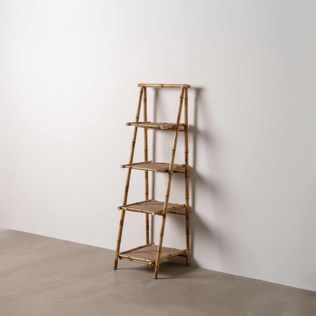 Bokhylla Beige Bambu 48 x 50 x 152 cm - 2