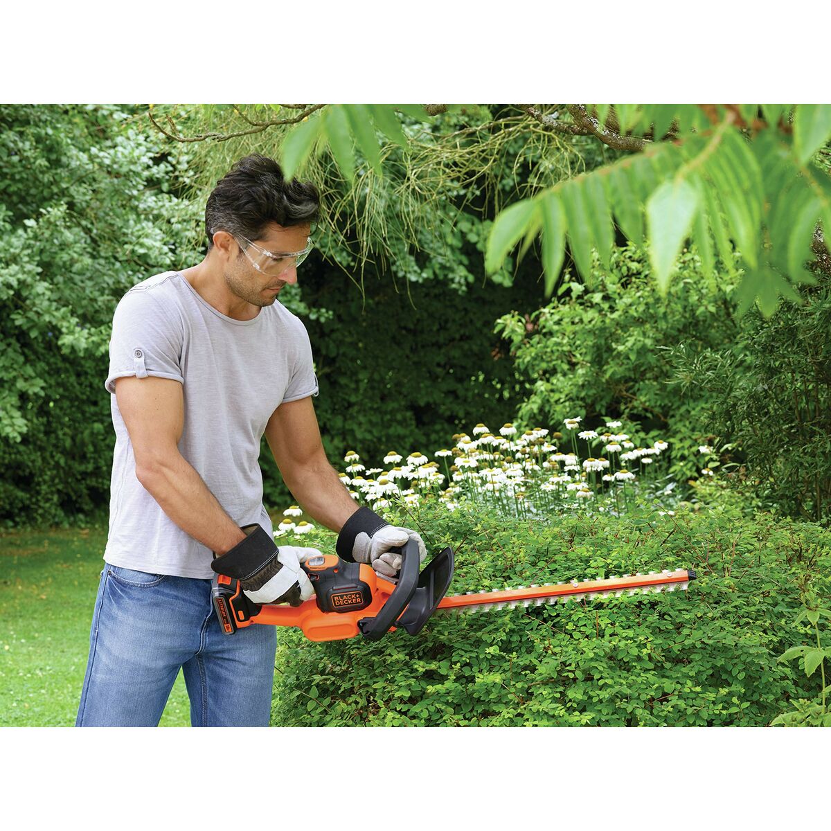 Häcktrimmer Black & Decker Power Command GTC18452PC 18 V 45 cm - 4