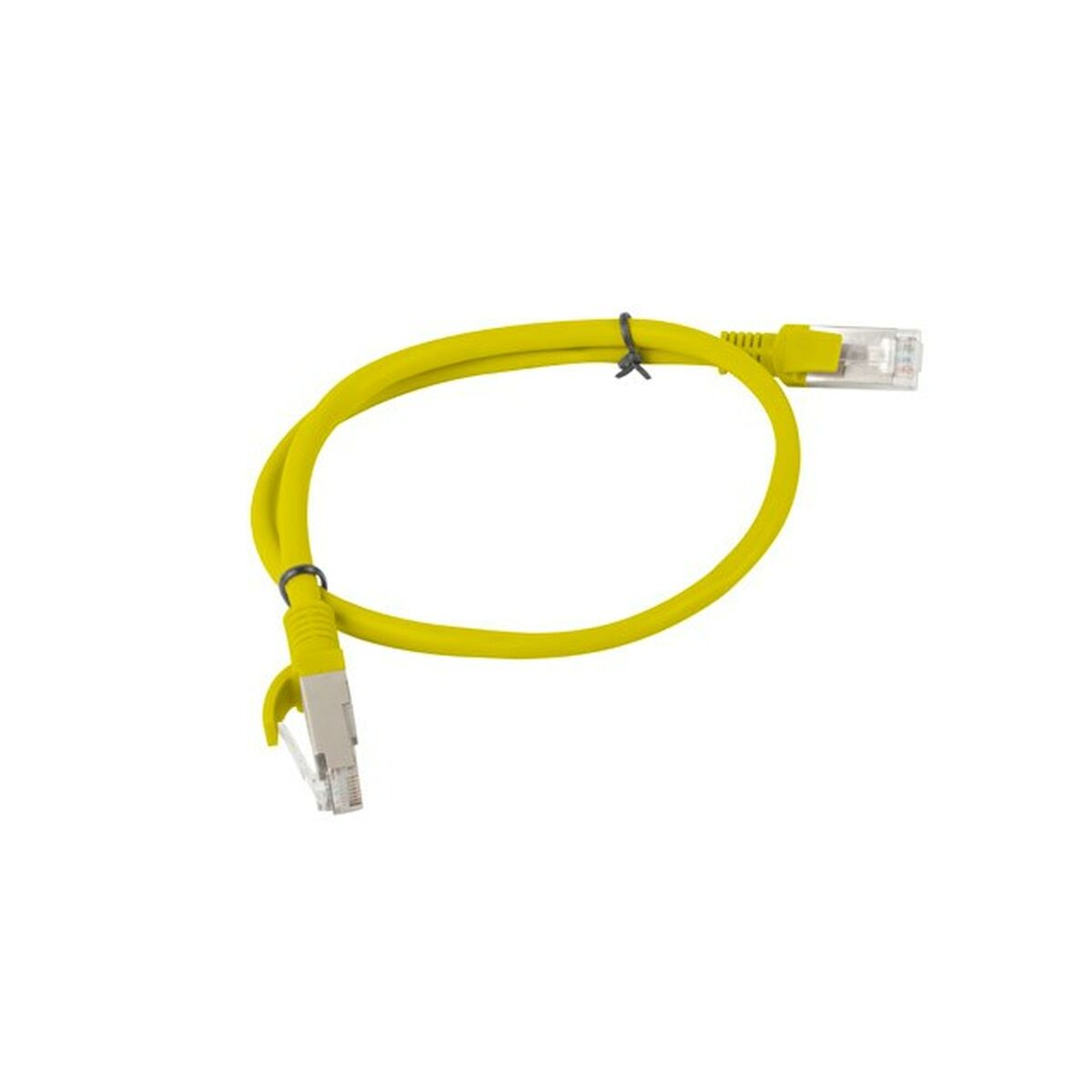 Nätkabel UTP Styv Kategori 6 Lanberg PCU6-20CC-0050-Y Gul 50 cm - 2