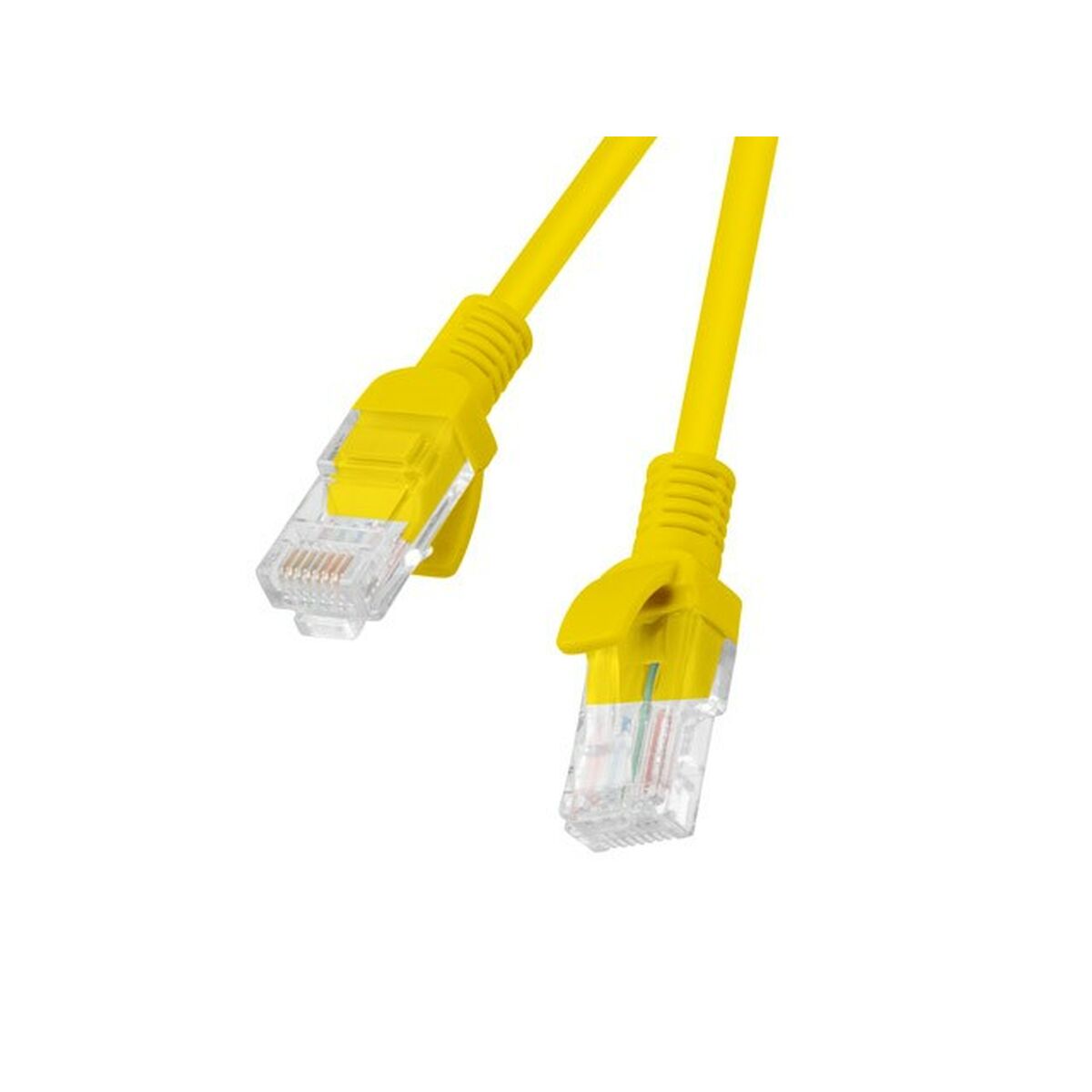 Nätkabel UTP Styv Kategori 6 Lanberg PCU6-20CC-0050-Y Gul 50 cm