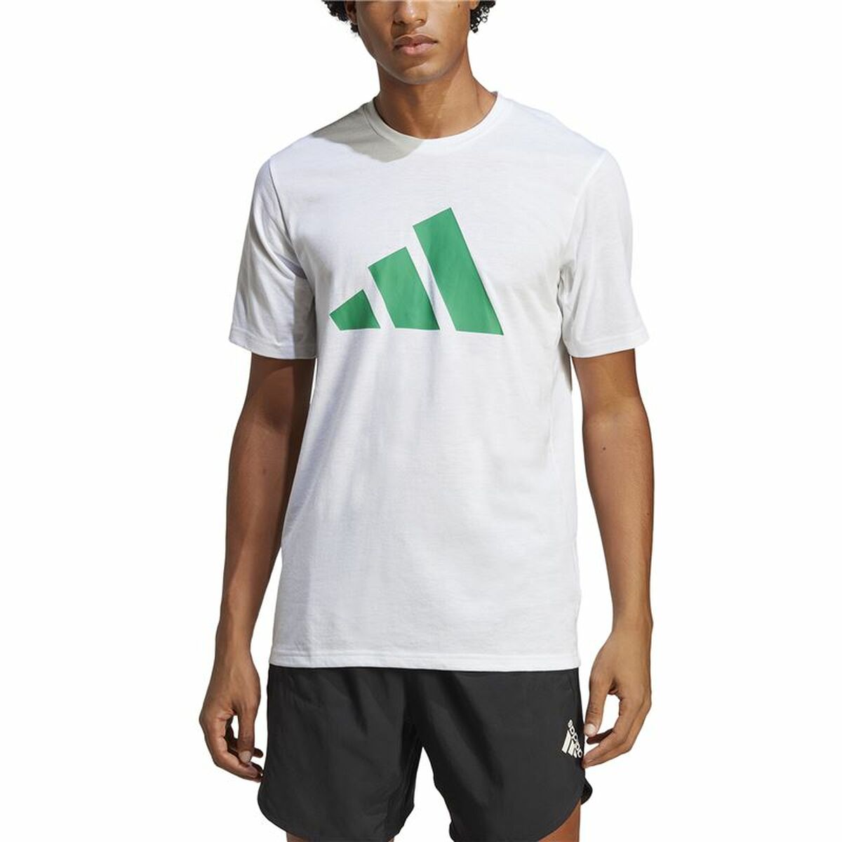 T-shirt med kortärm Herr Adidas Train Essentials Vit - 3