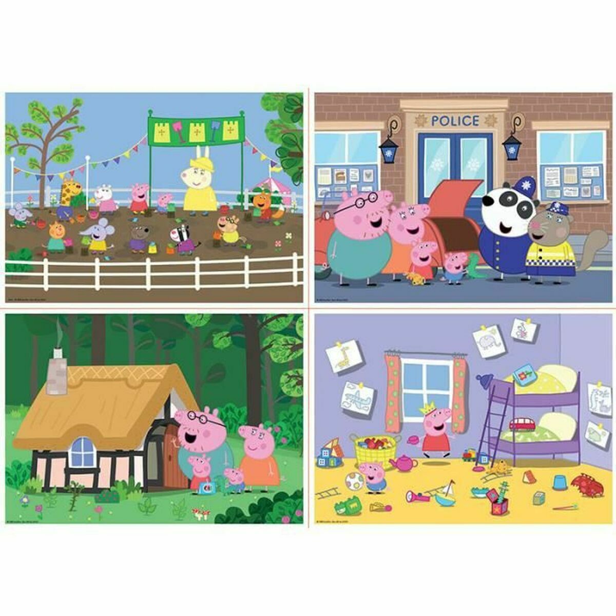 Set 4 pussel Peppa Pig 80 Delar - 3