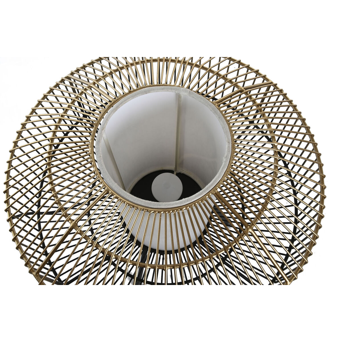 Bordslampa DKD Home Decor Svart Gyllene Järn 50 W 220 V 39 x 39 x 38 cm - 8