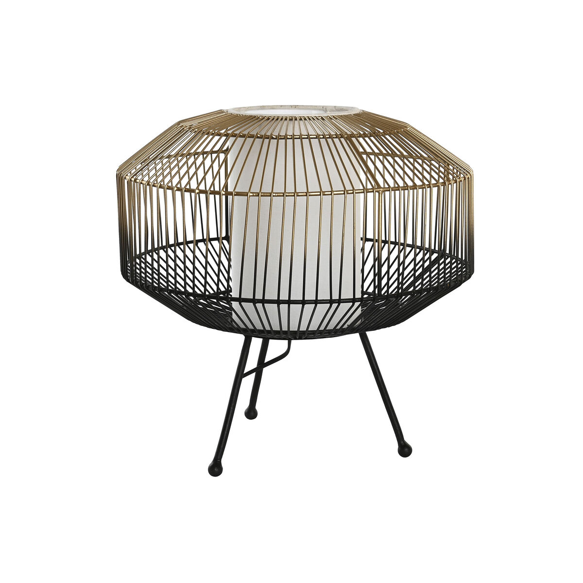 Bordslampa DKD Home Decor Svart Gyllene Järn 50 W 220 V 39 x 39 x 38 cm - 5