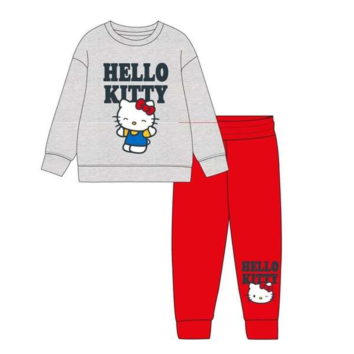 Träningsoverall, Barn Hello Kitty Grå - 2