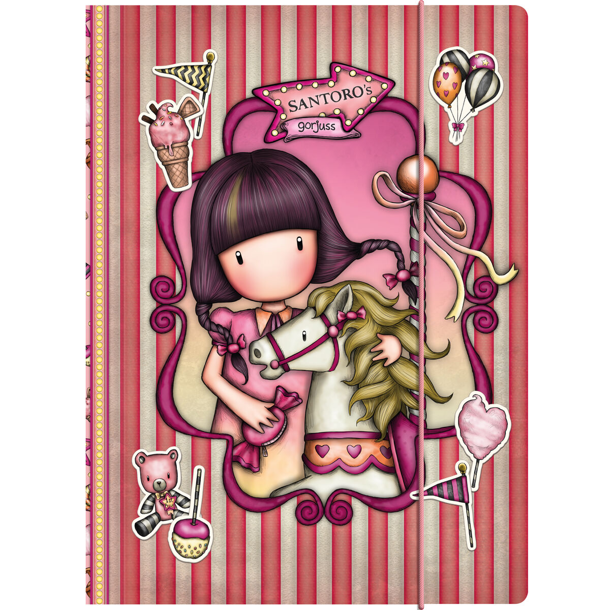 Folder Gorjuss Carousel A4 Lax (24.8 x 9 x 33.4 cm) - 3