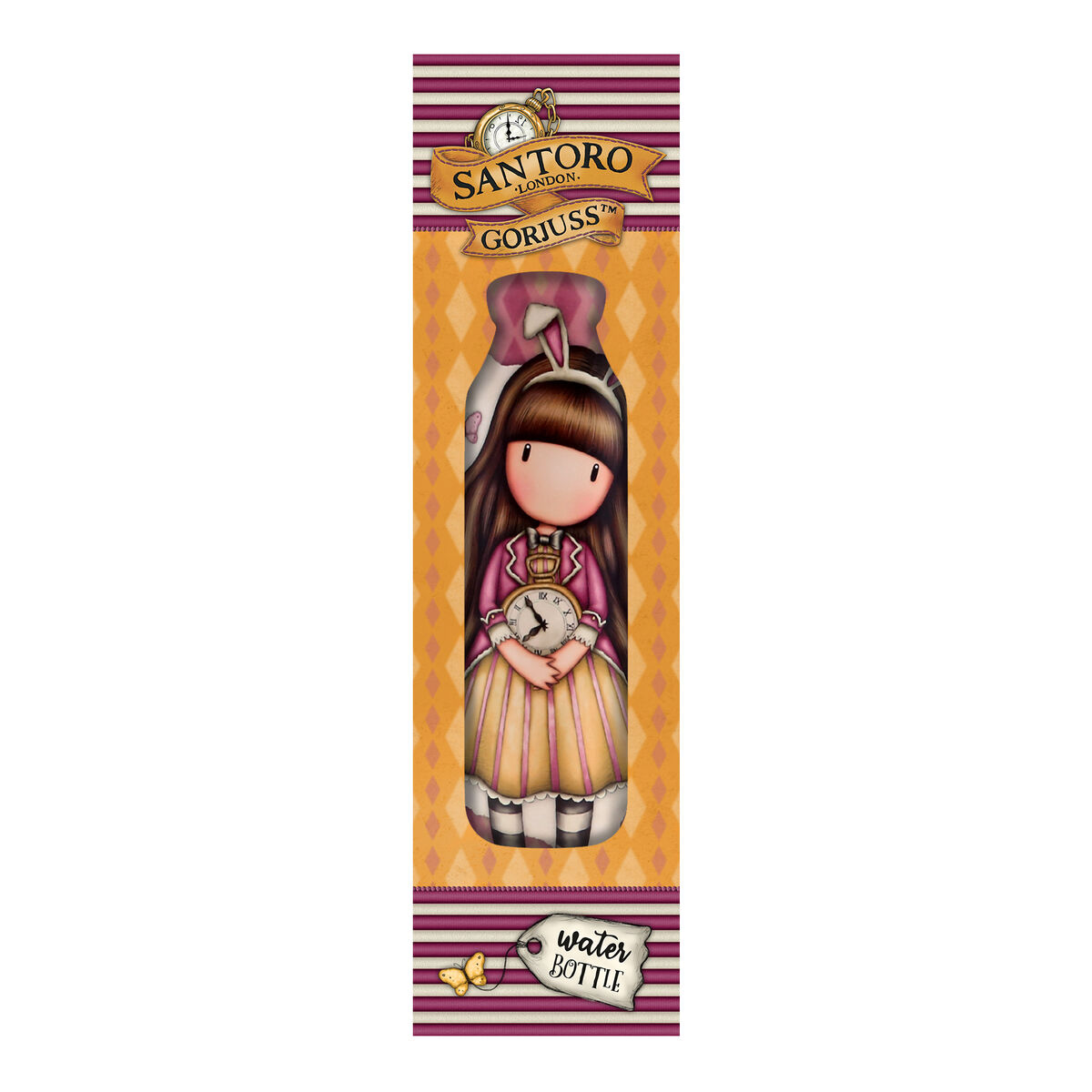 Vattenflaska Gorjuss Just one second Lax Metall 600 ml - 4